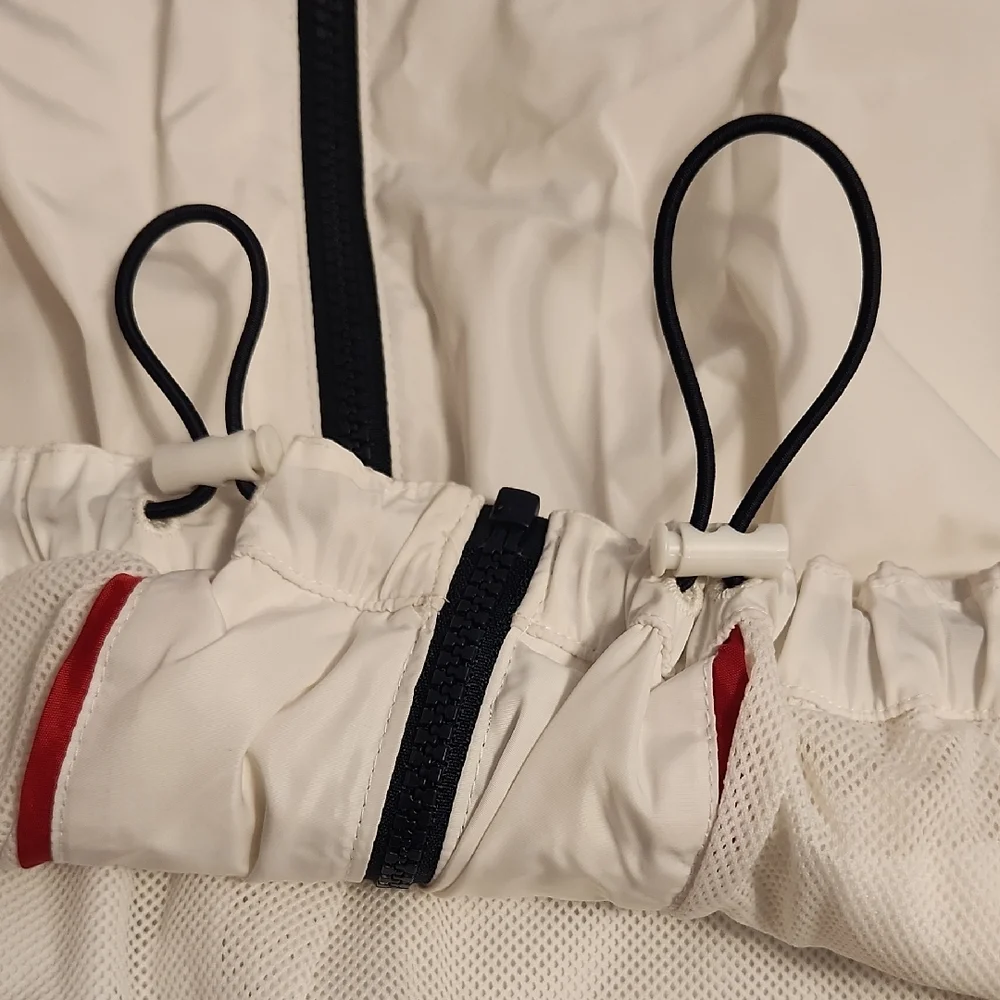 Tommy Hilfiger White Wind Breaker Utility Jacket - Picture 3 of 14